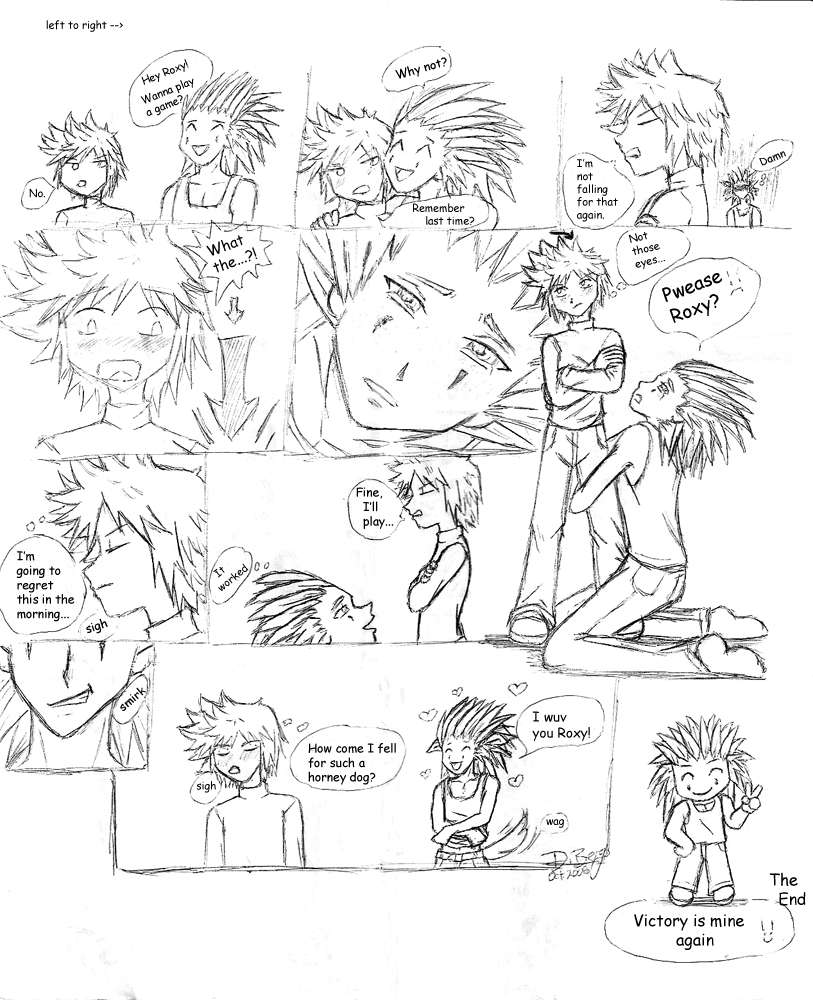 An Axel and Roxas moment by Twinstar