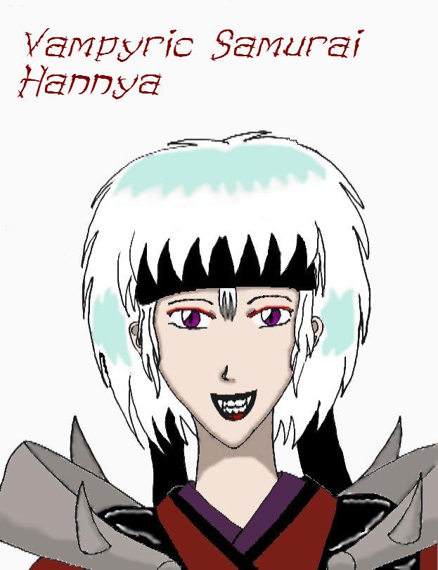 Vampyric Samurai Hannya Colored by Twisted_Little_Heart