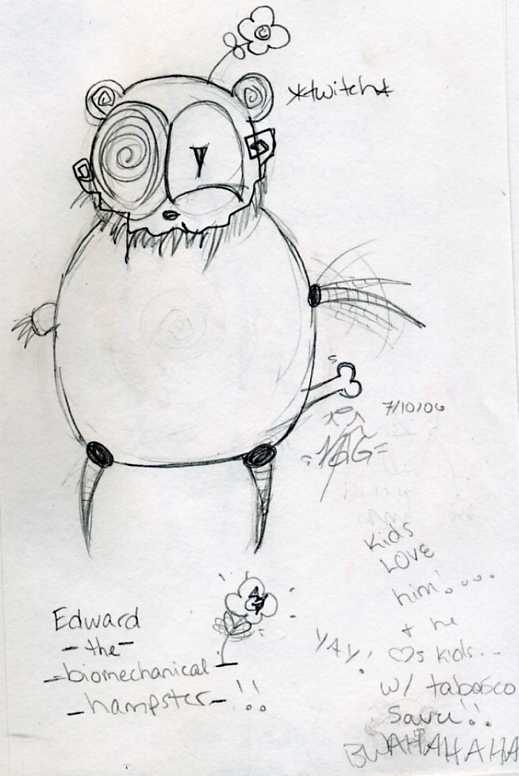 Edward - The Biomechanical Hampster!!! by Twisted_Rebel