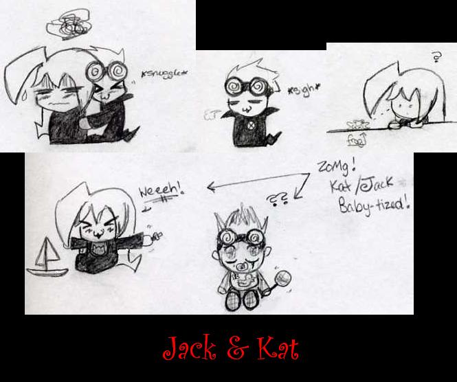 Jack &amp; Kat - chibi adventures xD by Twisted_Rebel
