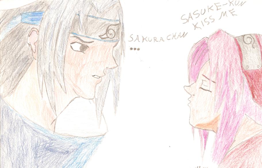 sasuke and sakura by taatugirl