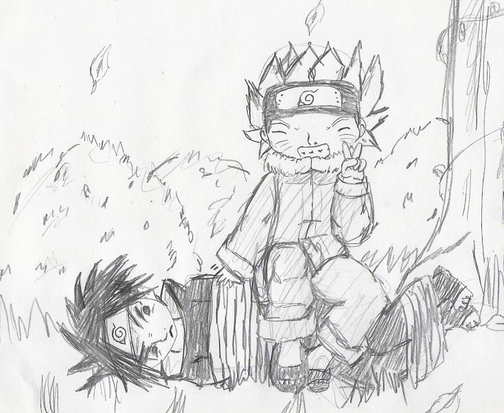 Naruto on sasuke by tainted_truffle