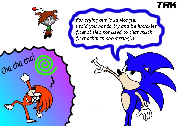 Nutty Knuckles! (Sonic) by takashi_maze