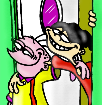 Edd and Eddy from "Will Work for Ed" by takashi_maze