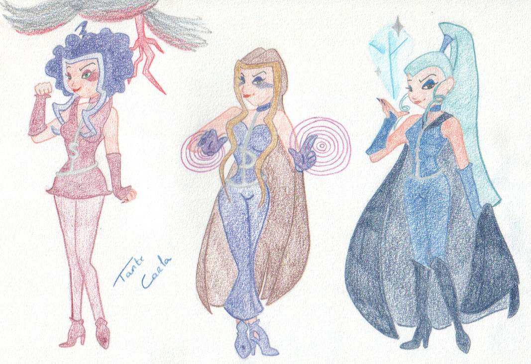 Icy, Darcy, Stormy by tante_carla