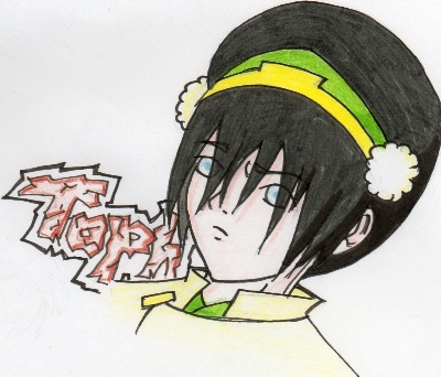 my first pic of toph by taraforest