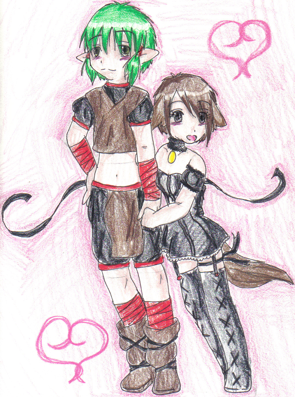 Mew Figerou and Kish *request* by tart-is-awsome