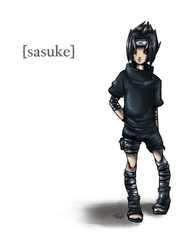 Sasuke by tashlowiussy