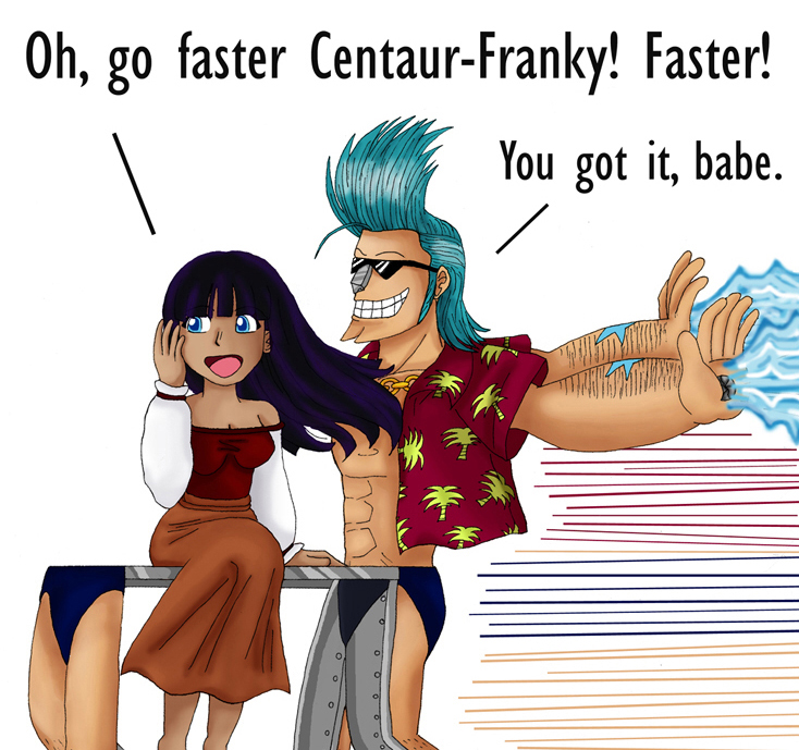 Franky and Robin RIDE TO FREEDOM by tazozo