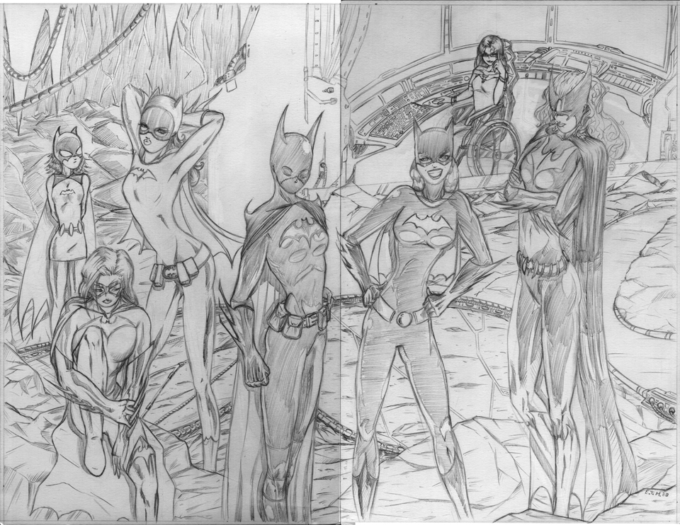 Batgirls Pencils by teamzoth