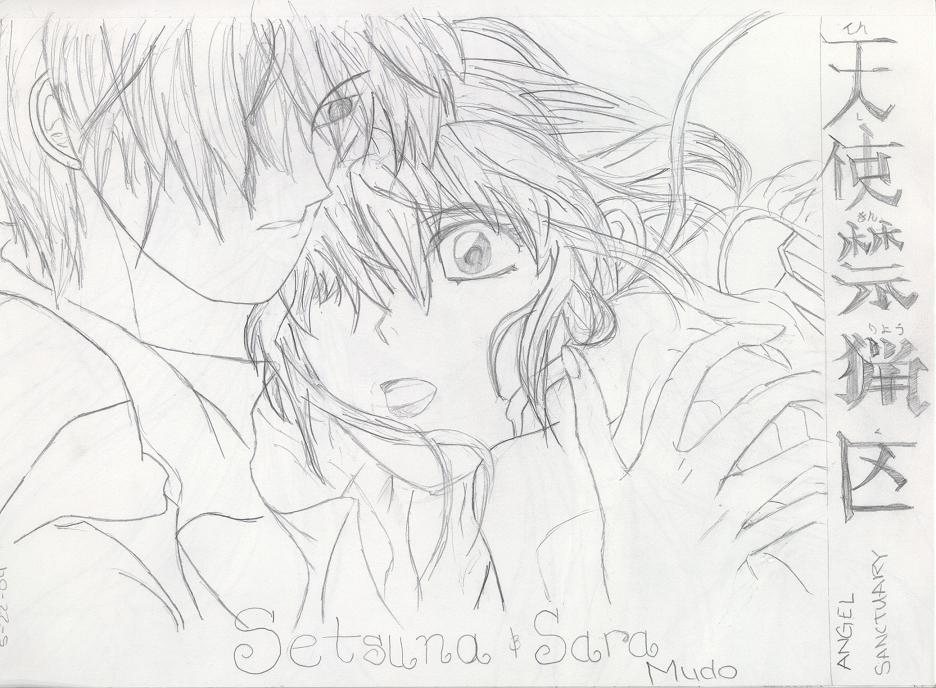 Setsuna and Sara by tears_of_manga