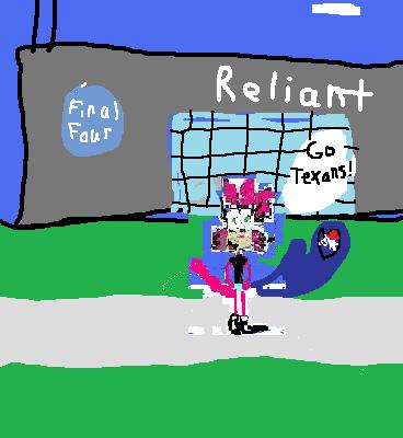 Cici outside of Reliant Stadium by teentails