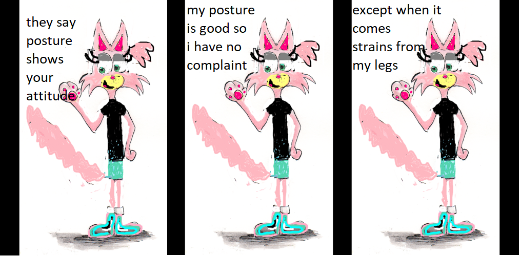 posture comic by teentails