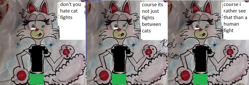catfight comic by teentails