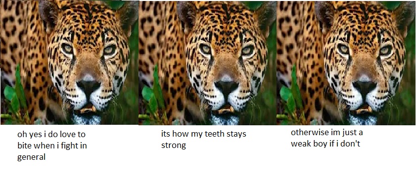 jaguar bite comic by teentails