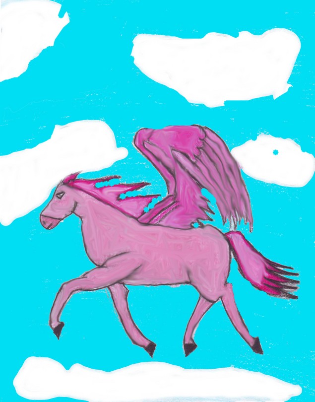 a cool pegasus (pink) by teentitanluver15