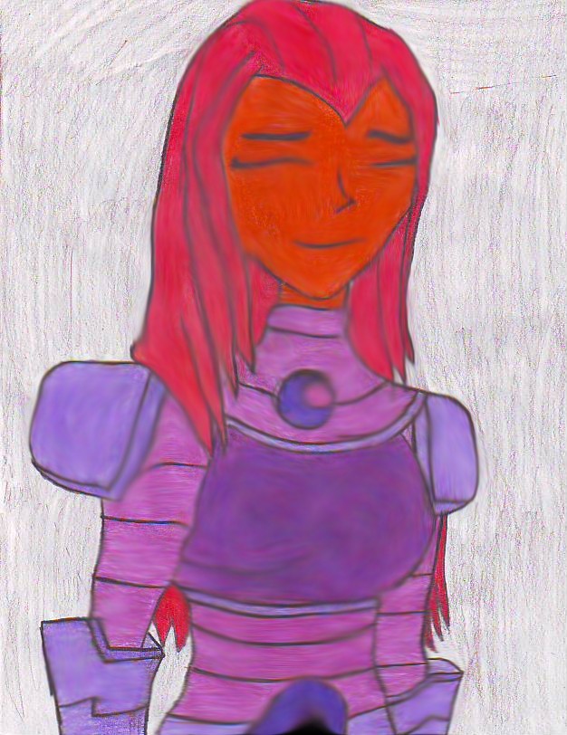 a cool, earthly looking starfire by teentitanluver15
