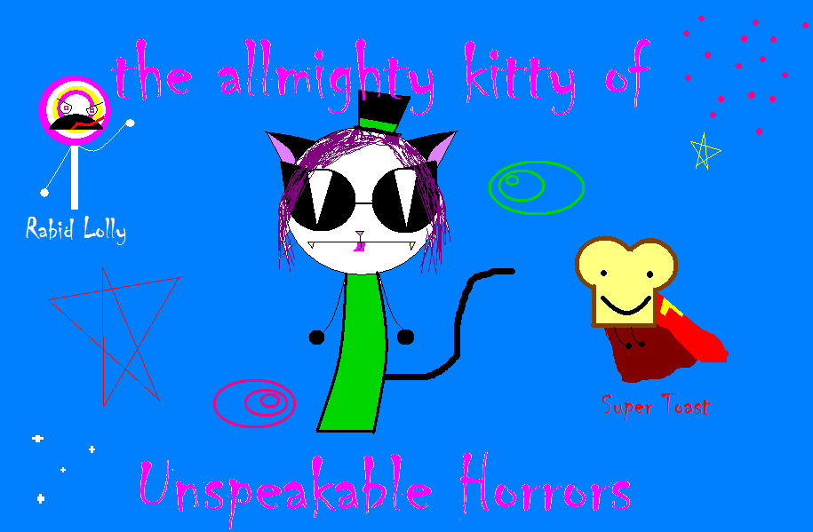 The Allmighty Kitty of Unspeakable Horrors and friends by teknoXkat
