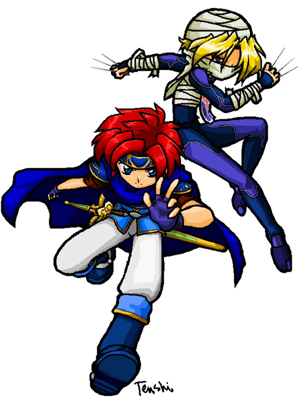 roy & sheik by tenshi