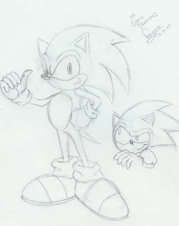 my first sonic sketch by texas_luver
