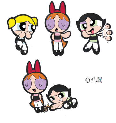 PPG-Buttercup is being mischievious by texas_luver