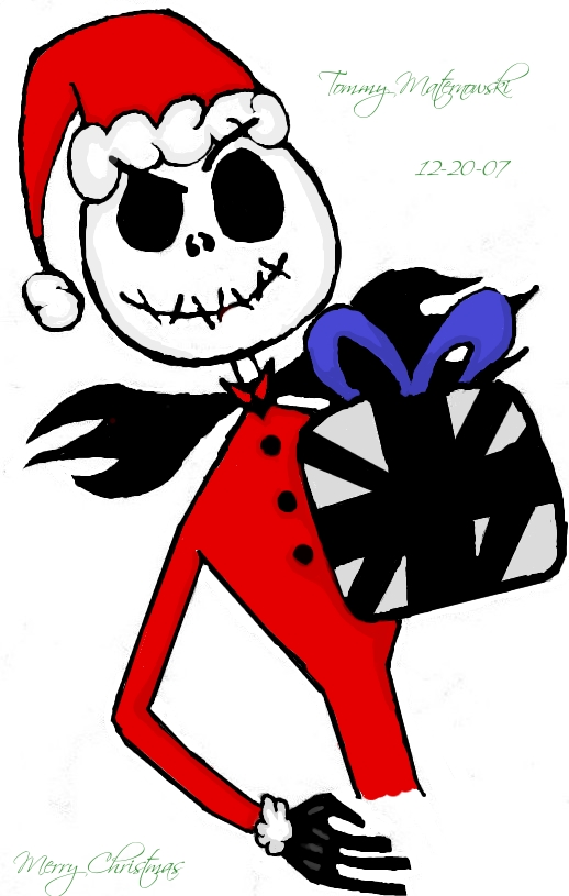 Jack Skellington (christmas style) by that1guy