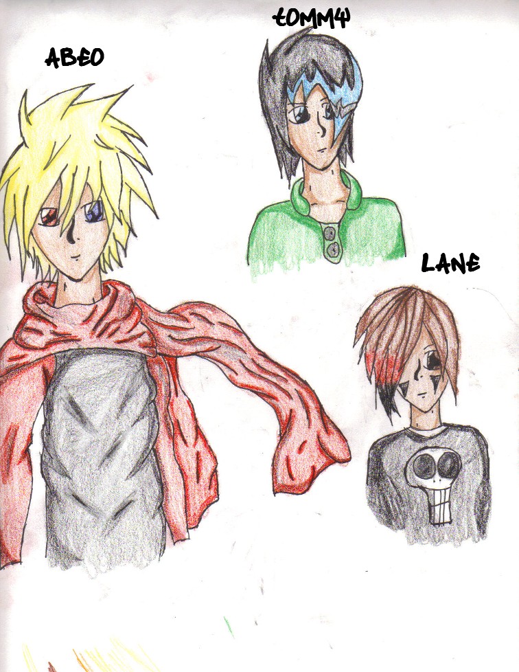 Abeo,Lane an Me (colored) by that1guy