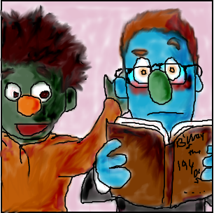 Avenue Q - Nicky and Rod by theDragonChilde