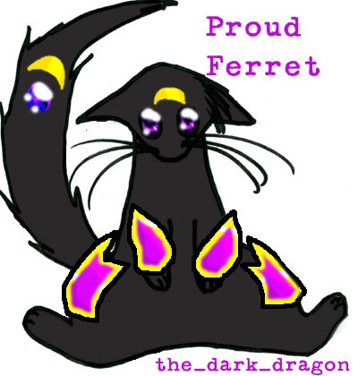Blackdragon_518 Ferret by the_dark_dragon