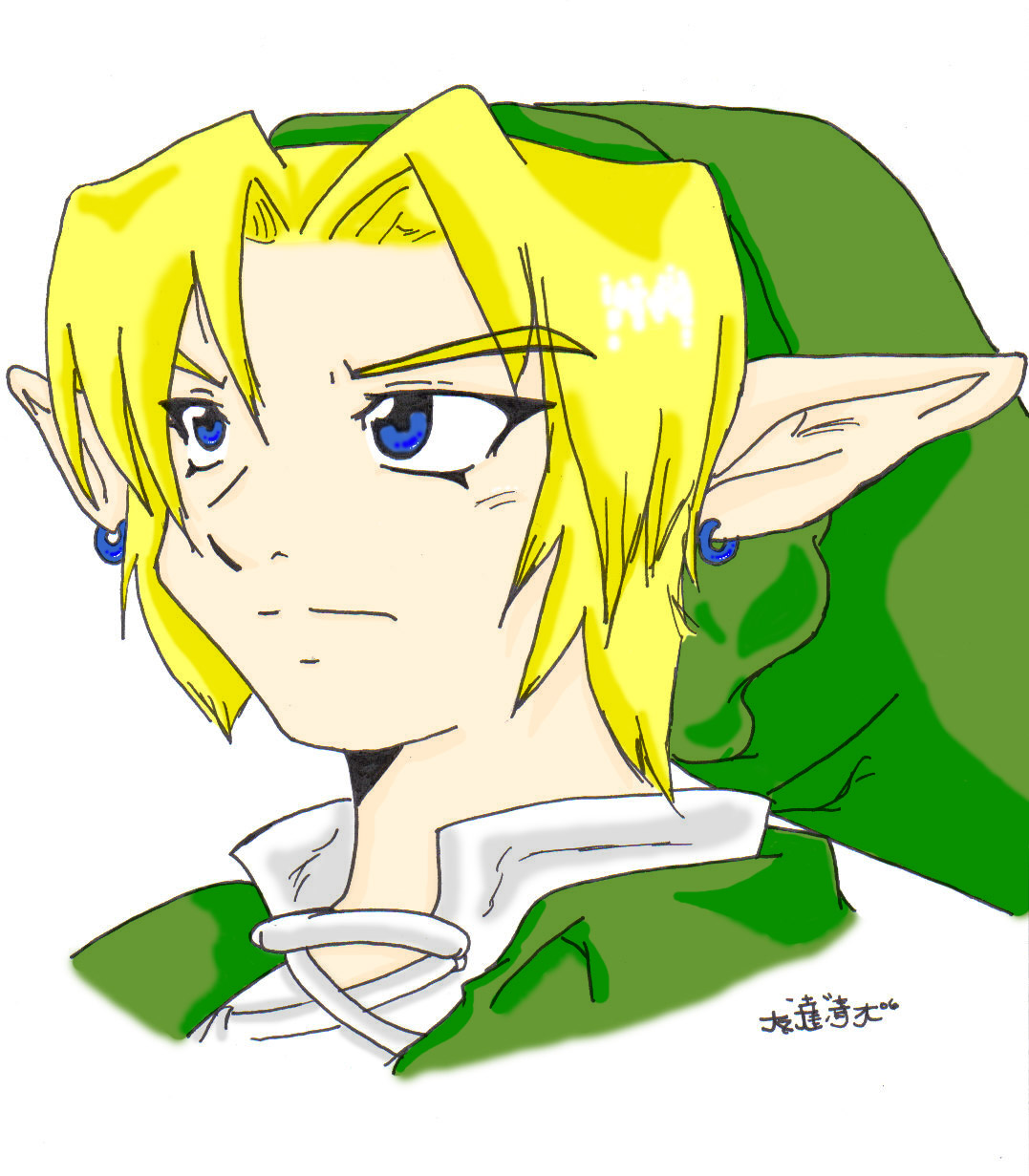 Link. (colored) by the_emo_artist