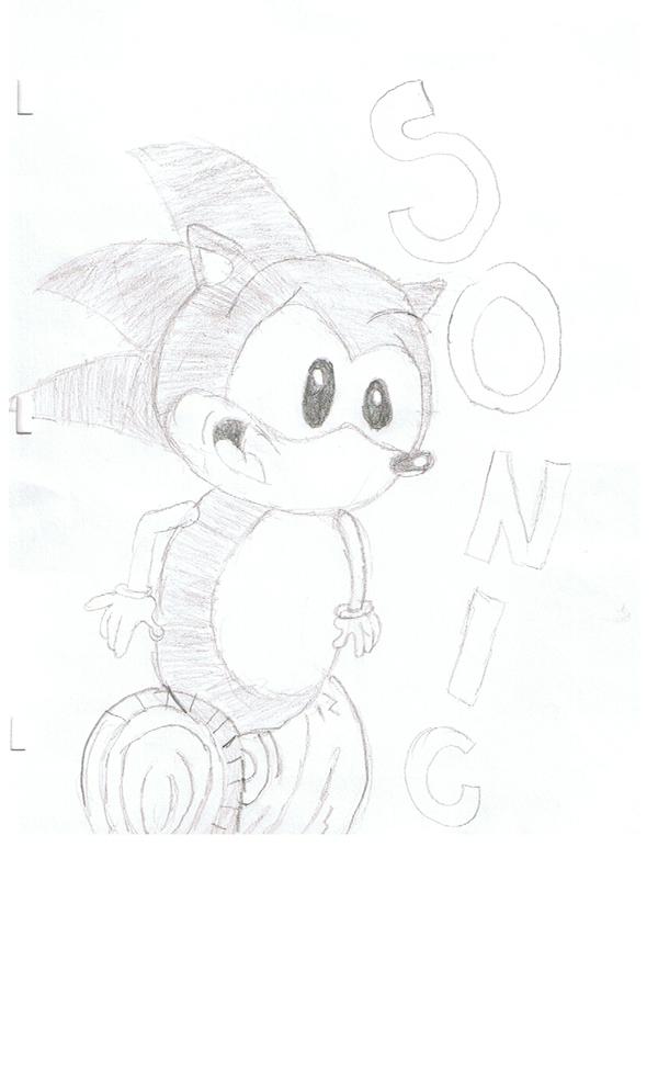 an older pic of sonic by the_pentintionaru
