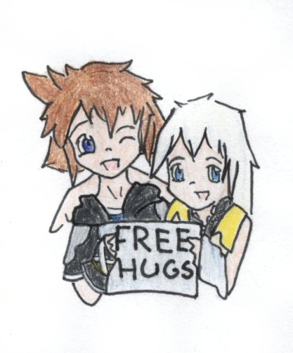 KH: Free Hugs by theamazingladyshoe