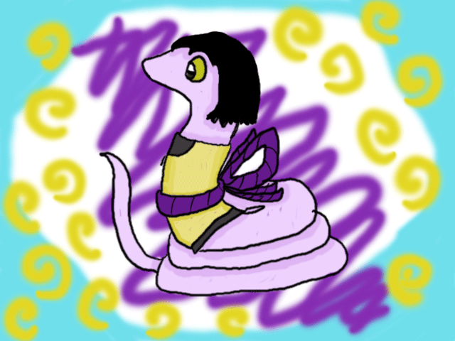Chibi Orochimaru-snake-thingy by thecompleteanimorph