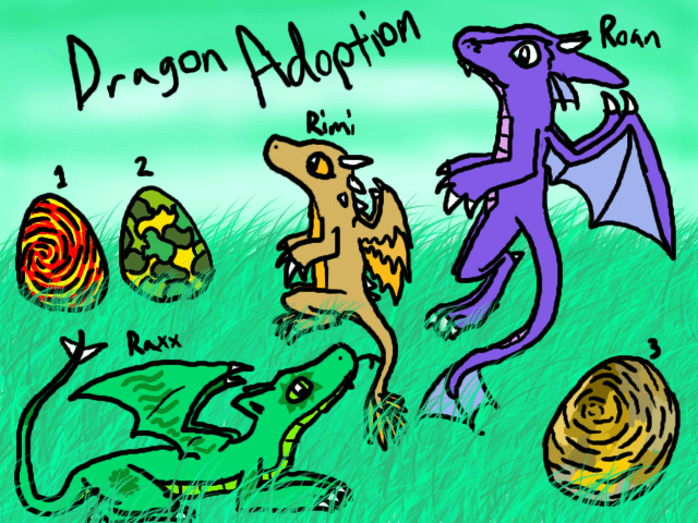 Baby dragon adoption by thecompleteanimorph