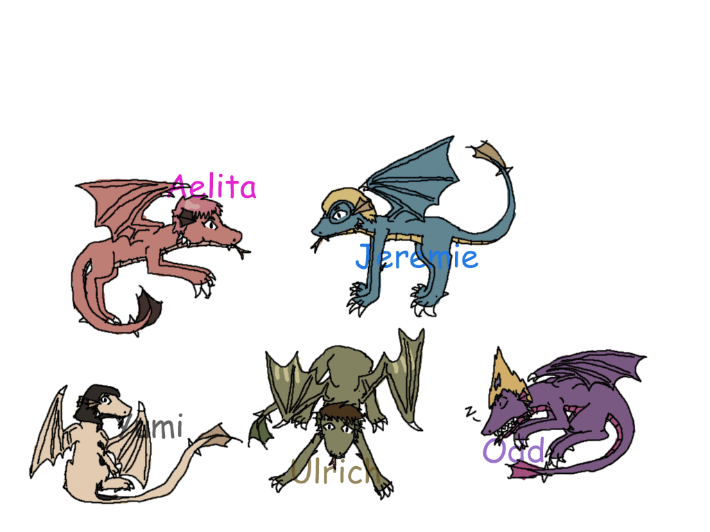 Dragons of Lyoko by thecompleteanimorph
