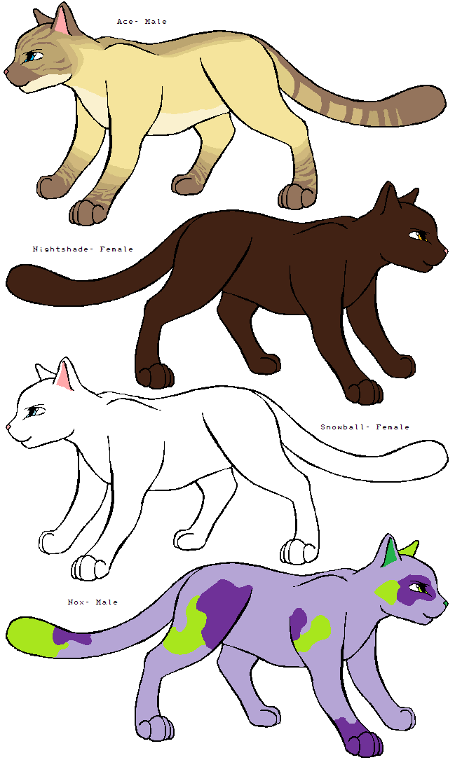 Special Cat Adoptables- All gone by thecompleteanimorph
