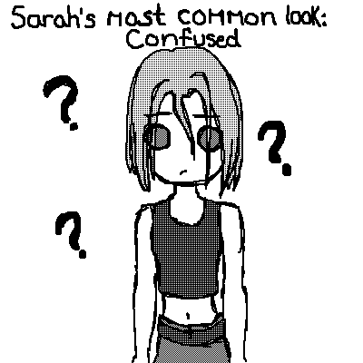 Sarah's Most Common Look *Oekaki* by thefishstick