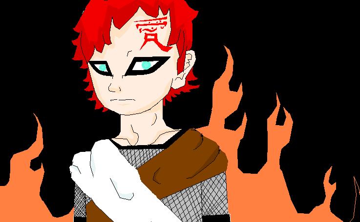 Gaara's on fire by thehaunted