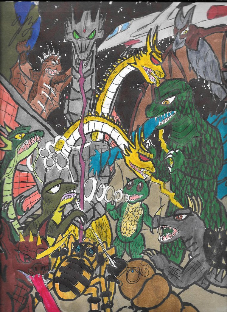 Destroy All Monsters Tribute by thezackburg