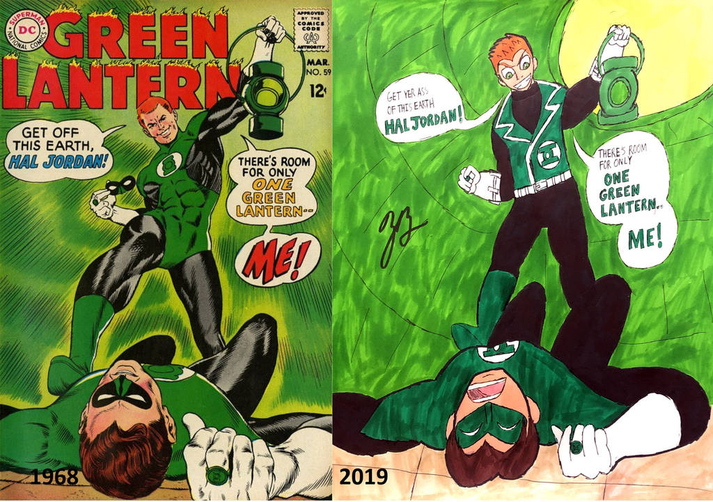 Green Lantern #59 Comparison by thezackburg