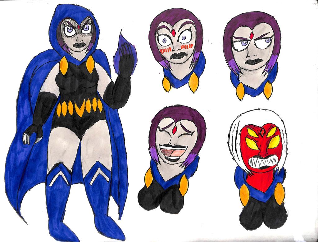 Teen Titans Raven Design by thezackburg