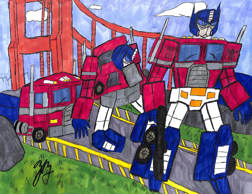 Optimus Prime's Transformers by thezackburg