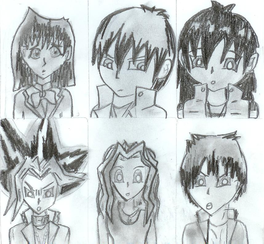 the crew of yugioh by thiefchild