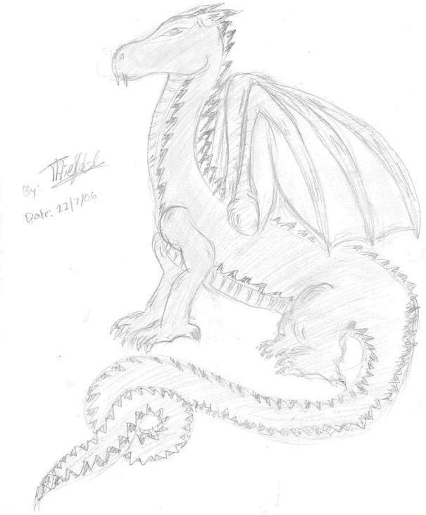 dragon! my first dragon! by thiefchild