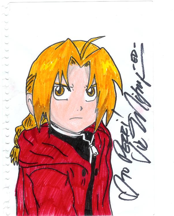 ED SIGNED BY VIC! by thiefchild