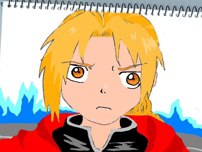 edward elric coloured! by thiefchild