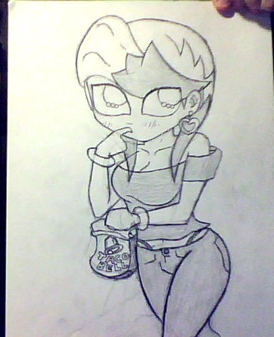 ipine and her taco bell by thingy