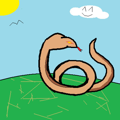 cobra snake thingy 5 mins on ms paint by thingy