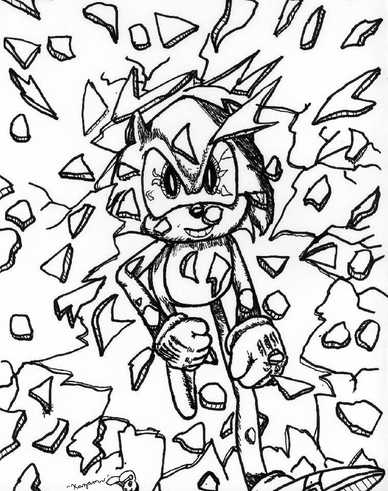 Krasssshhh! Its Sonic! by thunderhead