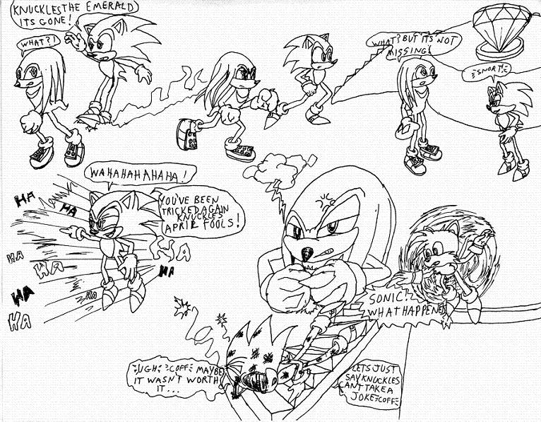 Sonic pushed his luck a little too far...! by thunderhead